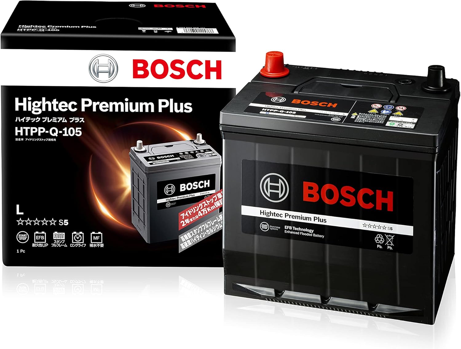 楽天市場】bosch ボッシュ バッテリー htp－q－85 lの通販