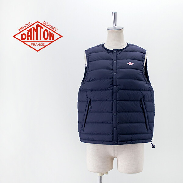 楽天市場】DANTON ダントン レディース クルーネック インナーダウン