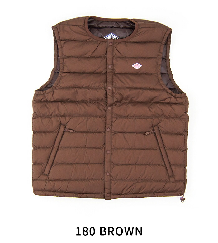 楽天市場】DANTON ダントン メンズ クルーネック インナーダウンベスト