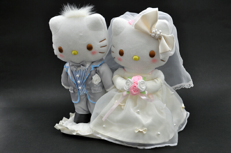 楽天市場】ハローキティウェディングぬいぐるみブライダル [ダニエル