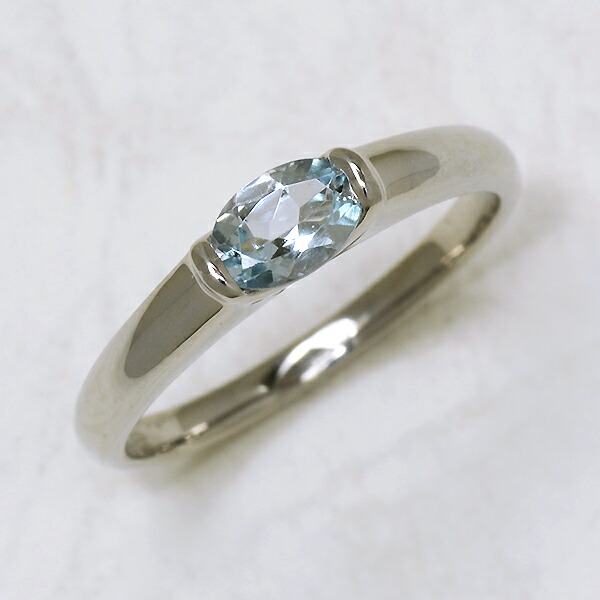楽天市場】SS800円クーポン リング アクアマリン シルバー925 : umu