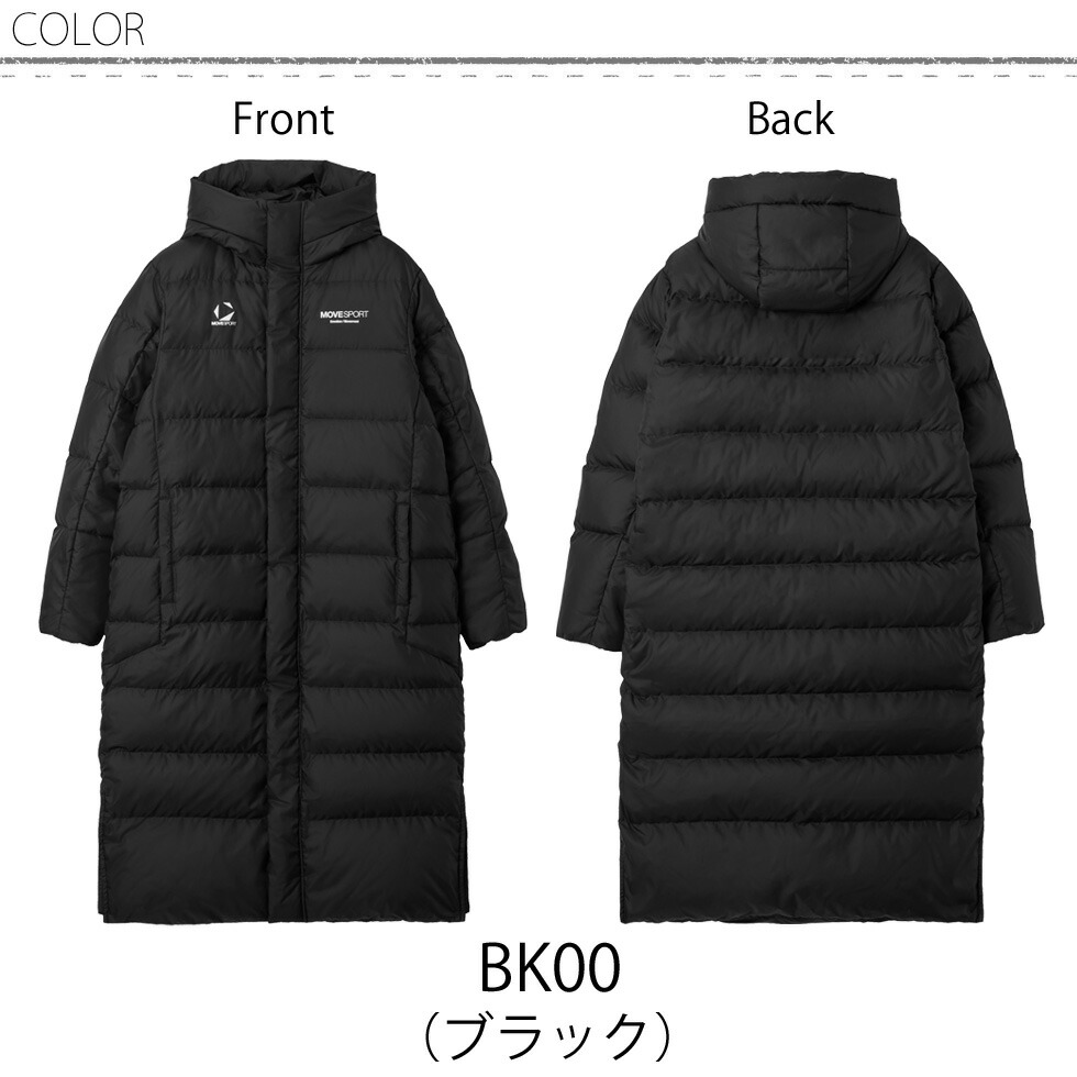 楽天市場】MOVESPORT デサント ベンチコート ロング ダウンコート