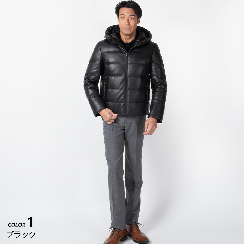 楽天市場】【3/11(水)2時まで クーポン＆ポイントUP】レザー ダウン
