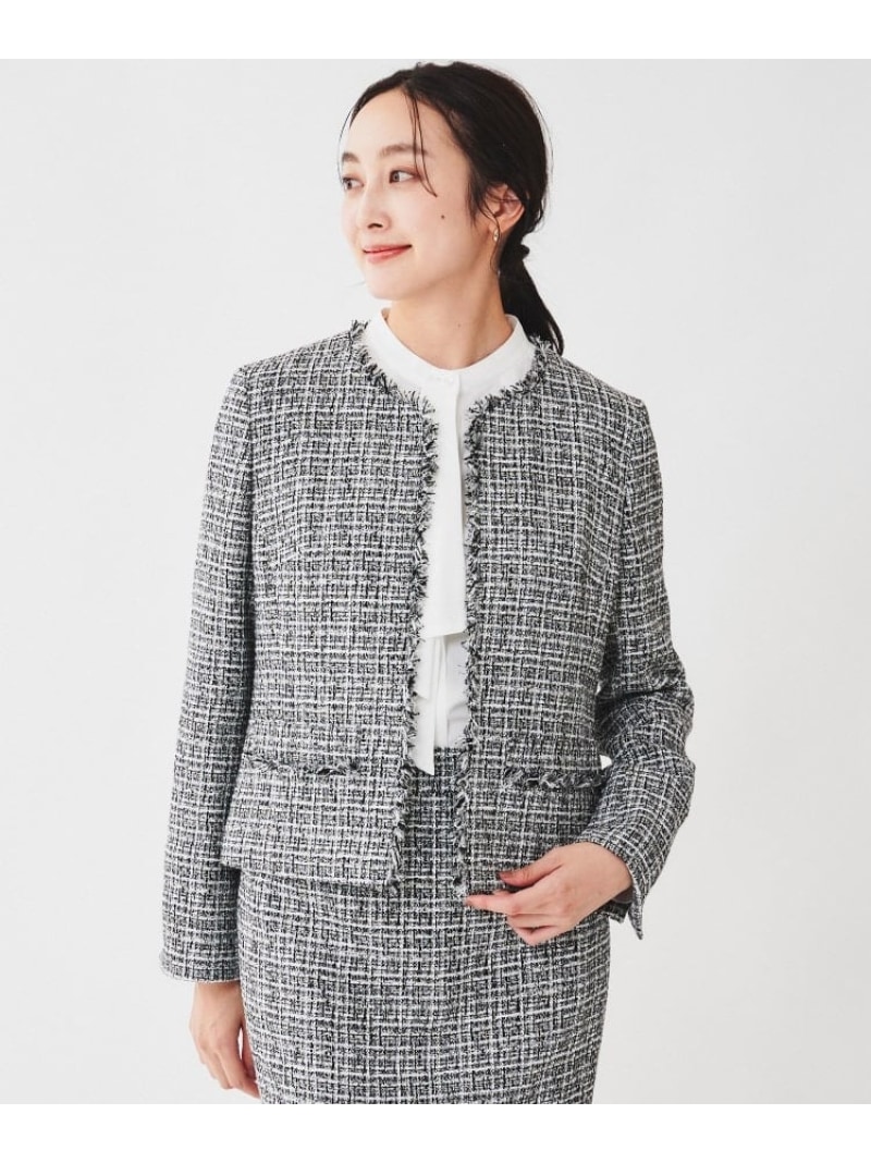 楽天市場】【SALE／50%OFF】【入卒/セレモニー/通勤】ラメツイード