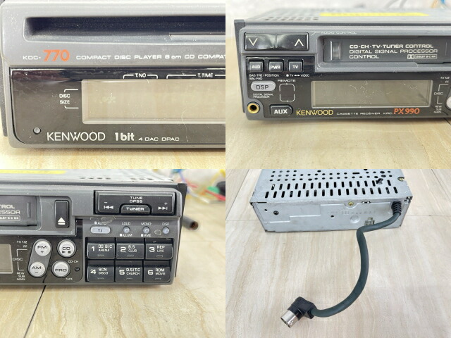 楽天市場】ケンウッド CDプレーヤー カセットレシーバー 2台セット