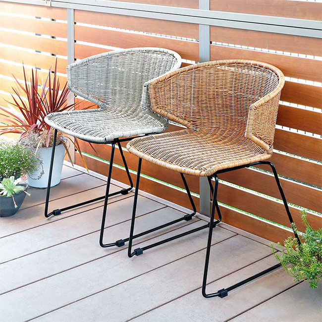 楽天市場】◎PPラタン ダイニングチェア[ラタン風 チェア おしゃれ