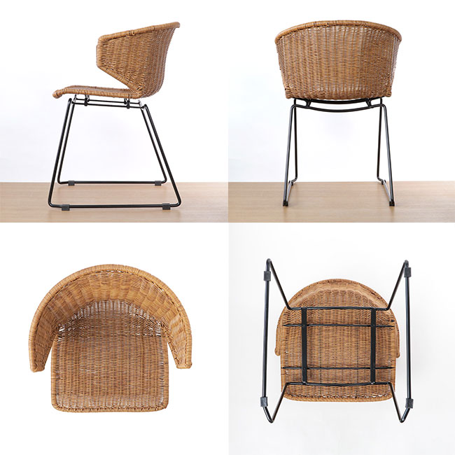 楽天市場】◎PPラタン ダイニングチェア[ラタン風 チェア おしゃれ