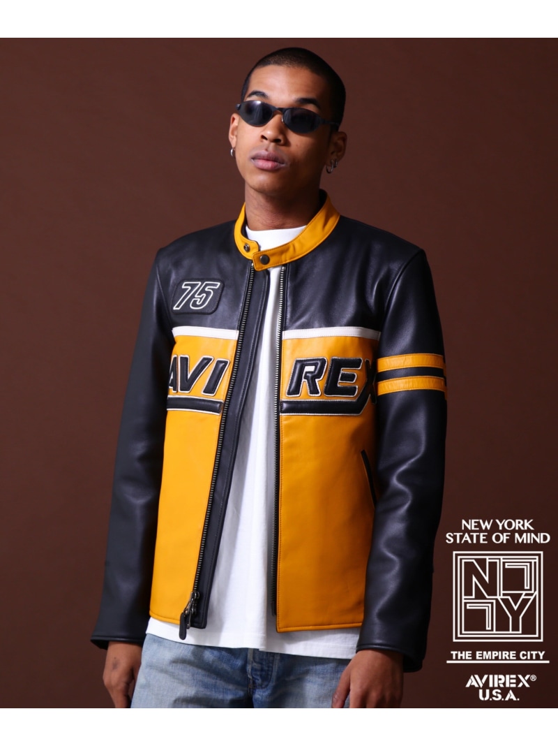 楽天市場】【SALE／30%OFF】《COLLECTION》LEATHER RACING JACKET