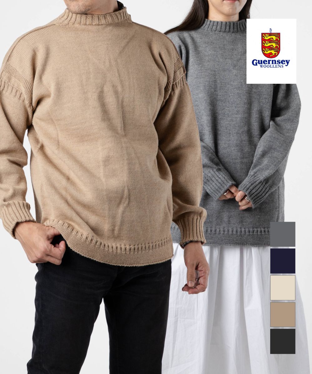 楽天市場】【正規品】 ガンジーウーレンズ GUERNSEY WOOLLENS GW1001