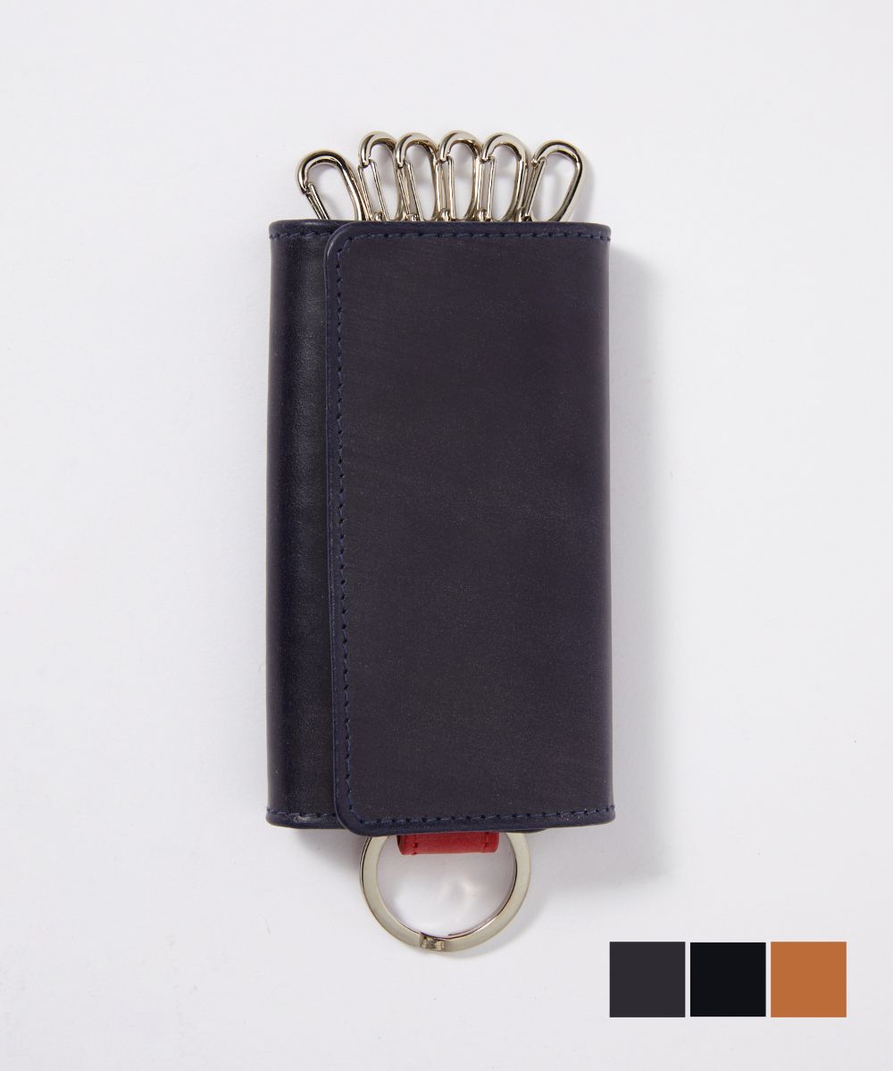 楽天市場】ホワイトハウスコックス キーケース navy yellowの通販