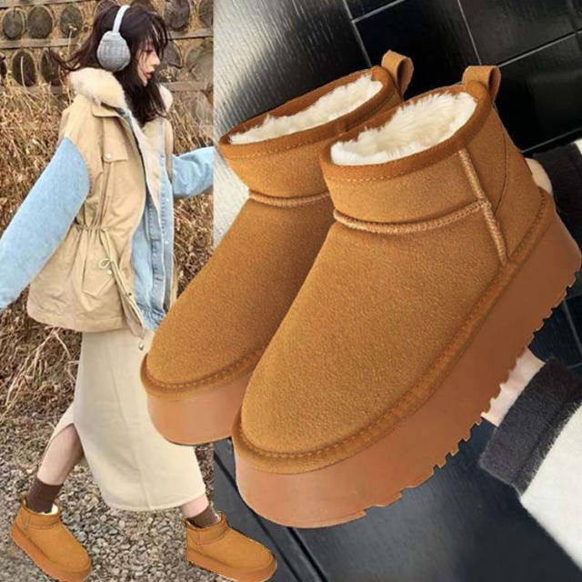 楽天市場】5cmUP！美脚 ブーツ レディース サイド ムートンブーツ