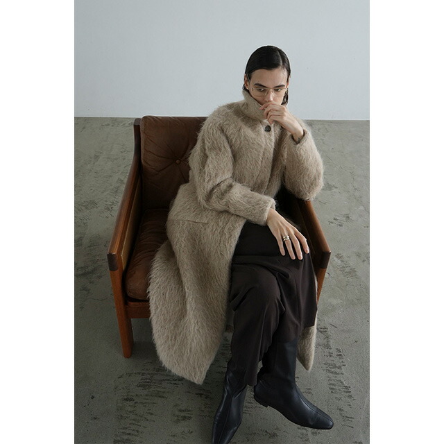 楽天市場】クラネ CLANE ロング シャギー レディ マキシ コート LONG