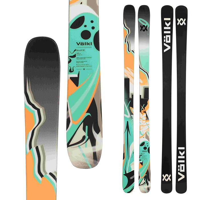 楽天市場】Volkl フォルクル スキー板 REVOLT 90 板単品 24-25 モデル