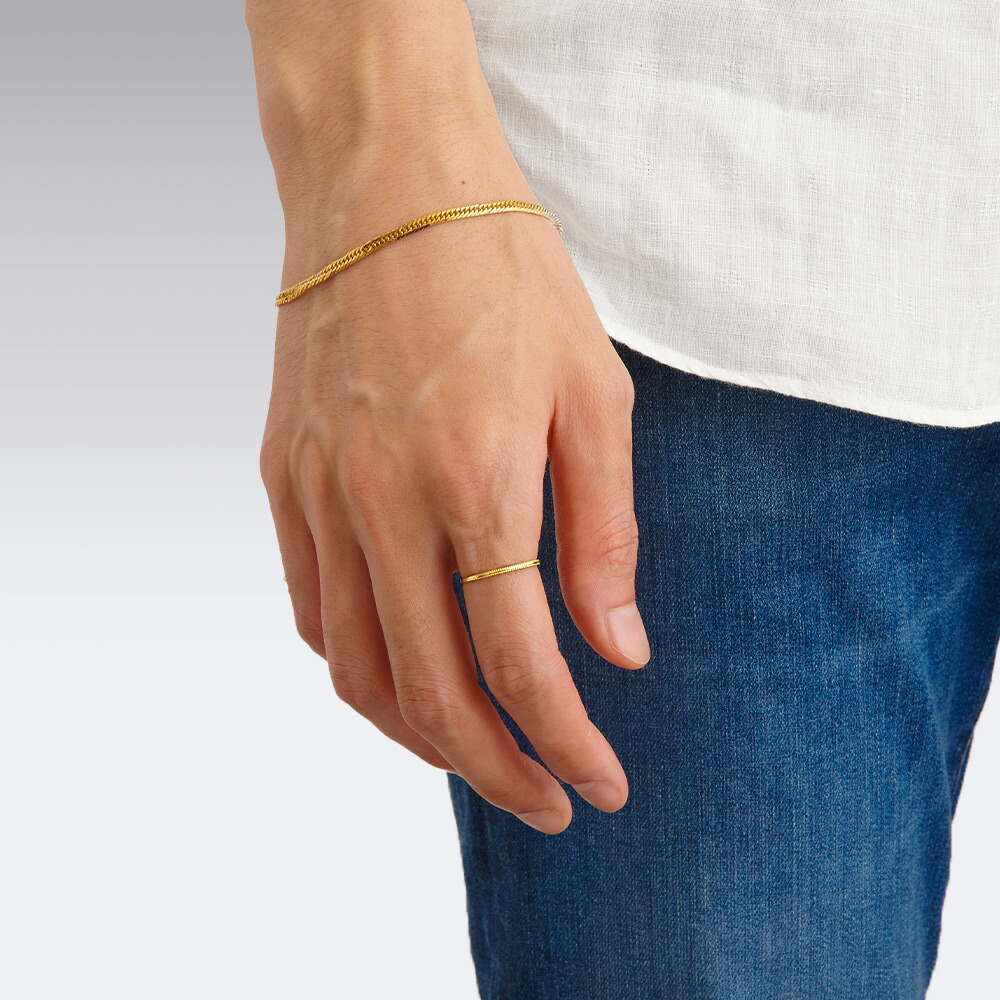 楽天市場】18金 リング 指輪 メンズ ペア 18k 「 フィルツァ ミル