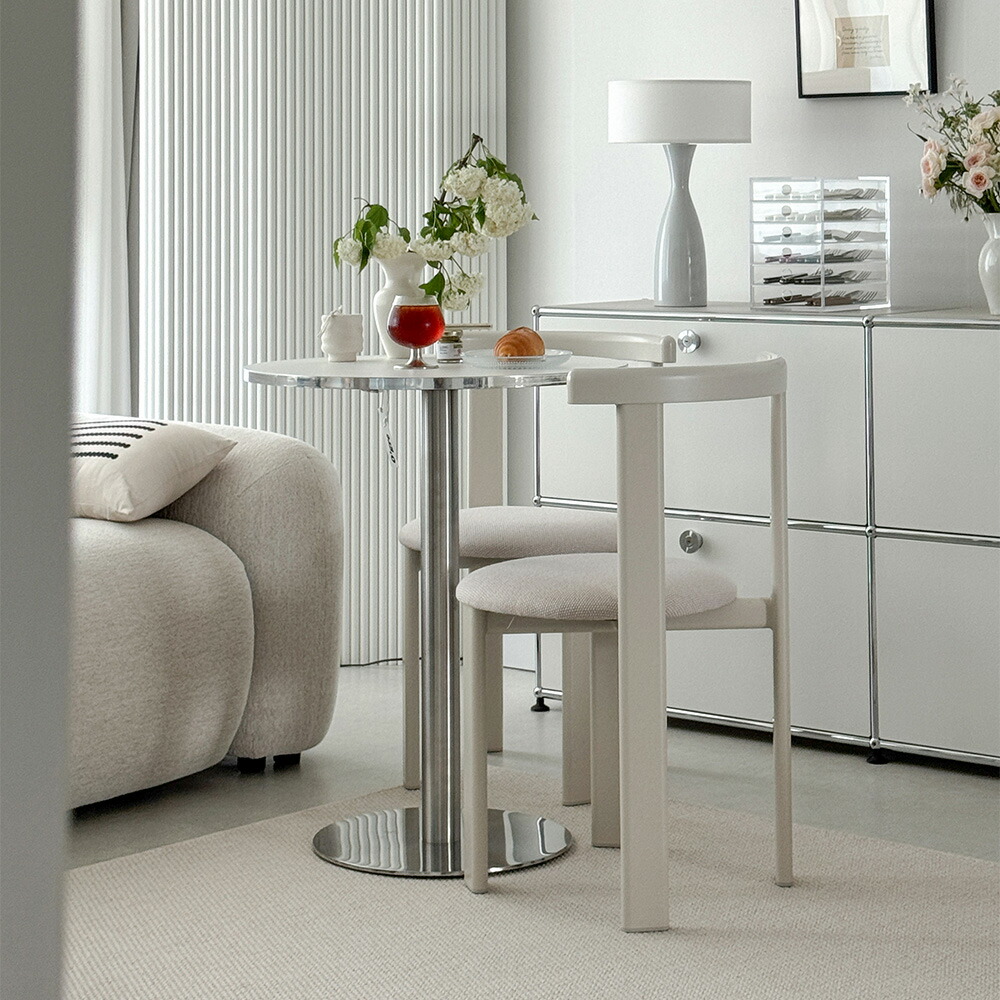 楽天市場】O'gre オグレ シルヴェンラウンドテーブル 韓国インテリア