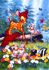 楽天市場】ディズニー バンビキャラクターポスター 《Disney BAMBI