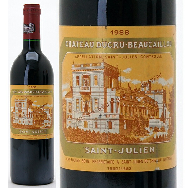 1988年 シャトー デュクリュ ボーカイユ 750ml フランス ボルドー