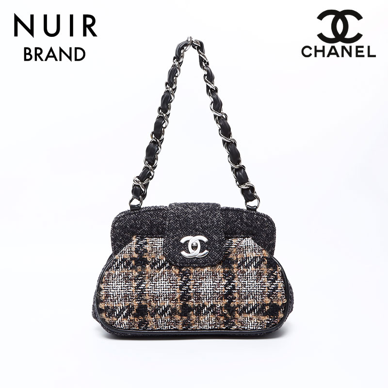楽天市場】シャネル CHANEL 6番台 ツイード チェーン ショルダーバッグ