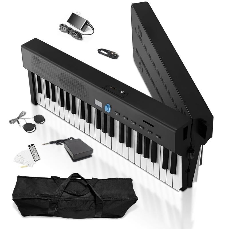 楽天市場】longeye fold 電子ピアノ 88鍵盤 折り畳み式 デジタルピアノ