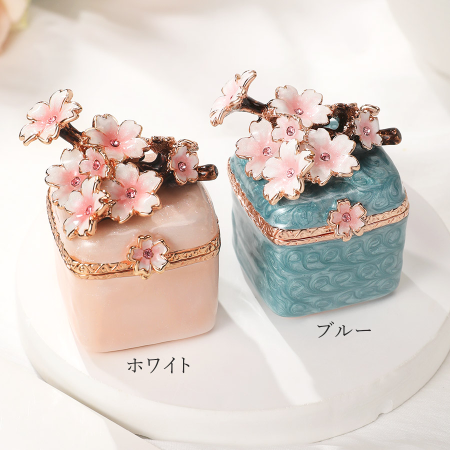 楽天市場】【正規品】 小枝桜 ジュエリーボックス 春色 小物入れ