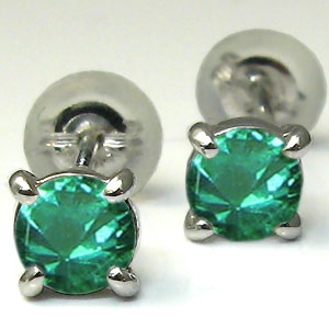 楽天市場】18金・エメラルド・ピアス・メンズ・k18・エメラルドピアス