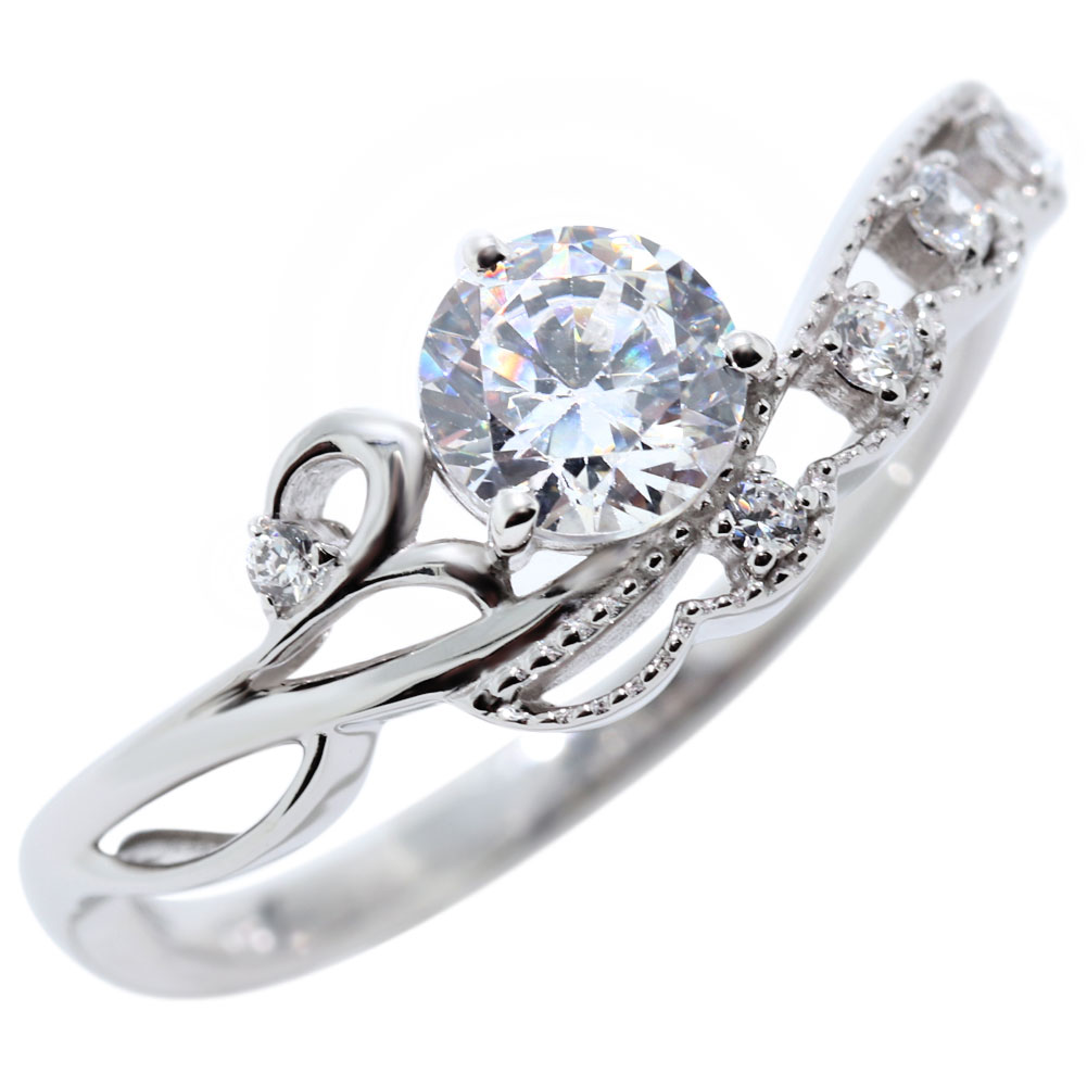 楽天市場】エンゲージリング ダイヤモンド鑑定書付き ダイヤモンド 0.5