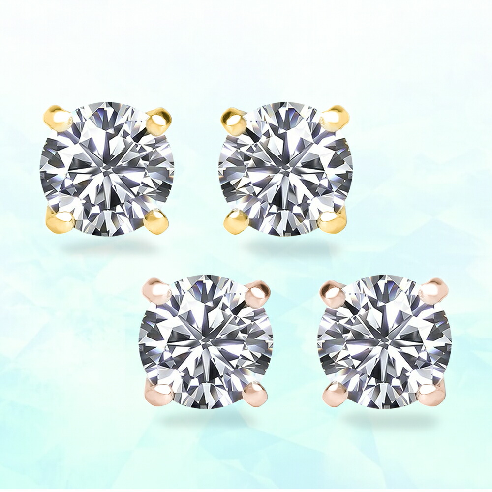 楽天市場】ダイヤモンド ピアス 一粒 1ct プラチナ 金属アレルギー