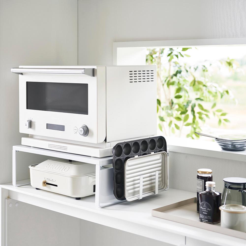 楽天市場】タワー 山崎実業 tower オーブンレンジラック 1442 1443