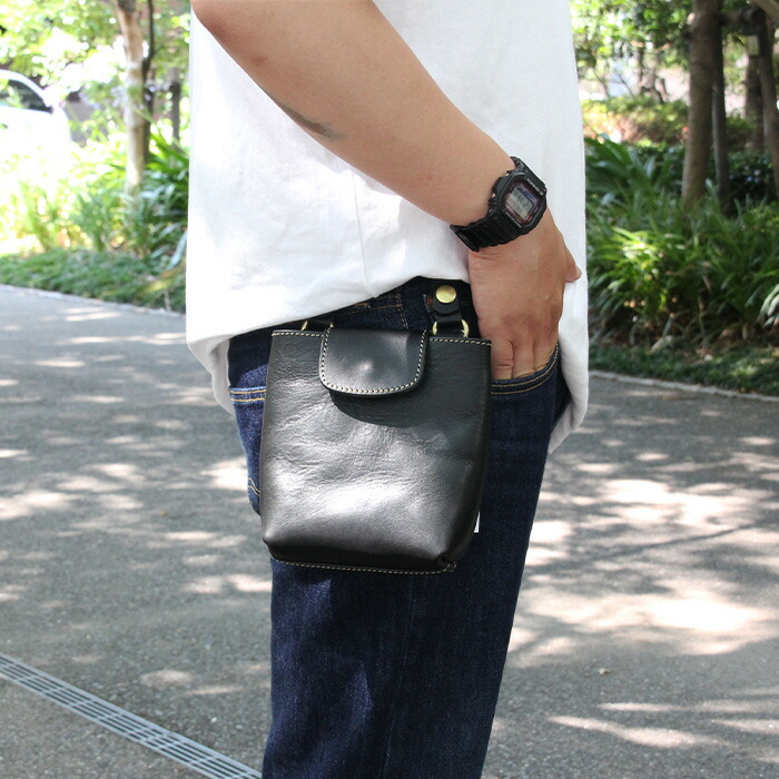 楽天市場】ベルトポーチ メンズ レディース 革 本革 スマホ 小型 栃木