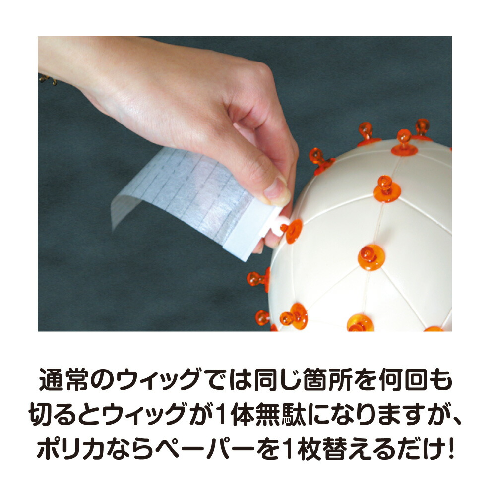 楽天市場】ポリカトレーニングウィッグセット 美容教育 美容師 道具