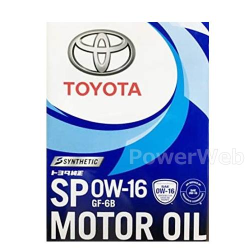 トヨタ トヨタ 0W-16 SP 20L (車用エンジンオイル) 価格比較 - 価格.com