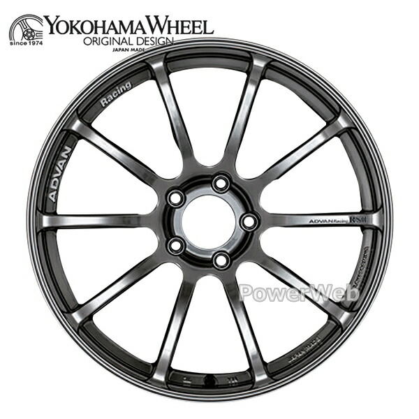 楽天市場】ADVAN Racing RSII 17インチ 7.5J PCD:114.3 穴数:5 inset