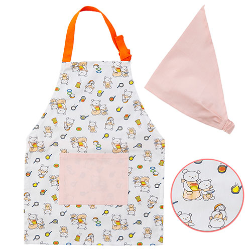 楽天市場】こぐまちゃん エプロンセット ( オフホワイト ) 16488