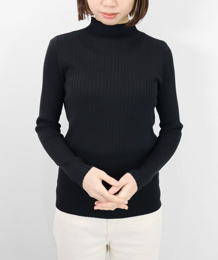 楽天市場】PRODIGAL 洗える シルク100％ リブニット 長袖 プルオーバー