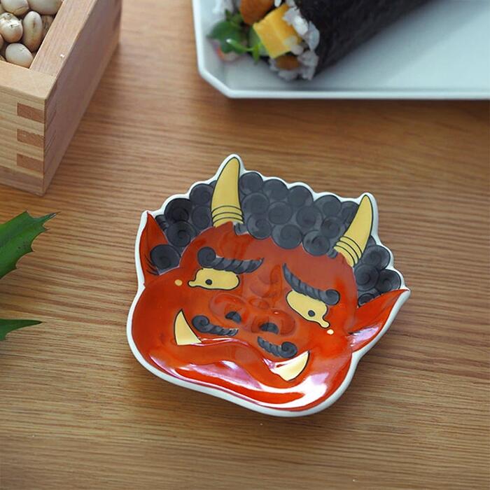 楽天市場】幸楽窯 錦 泣いた赤鬼 小銘々皿 / 節分 有田焼 和食器 豆
