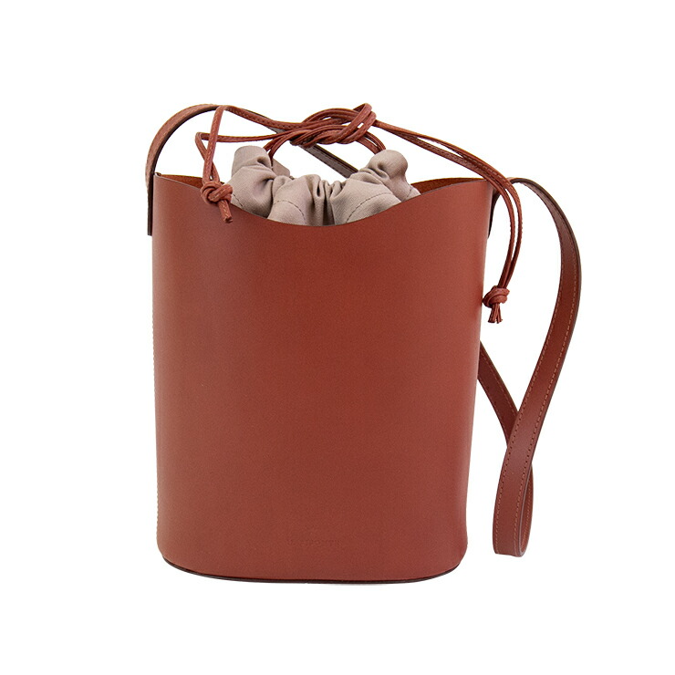 楽天市場】イルビゾンテ IL BISONTE 巾着付きバケツ型ショルダーバッグ