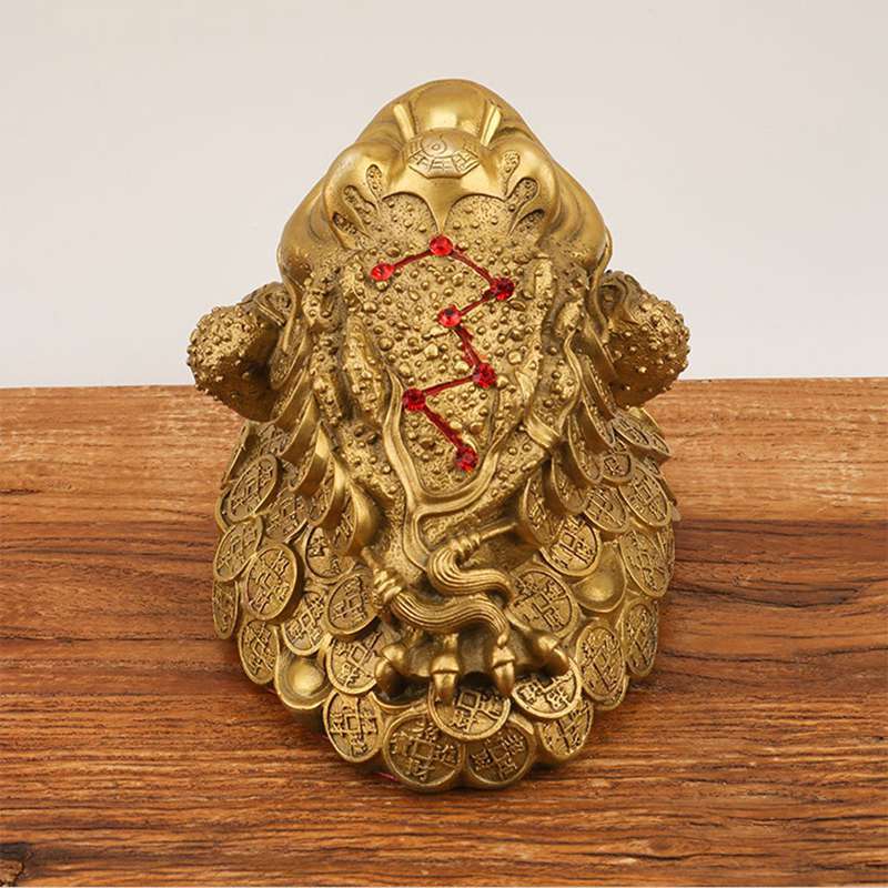 楽天市場】風水アイテム 金蟾 銭蛙 三脚蟾蜍 元寶 カエル 幸運の置物