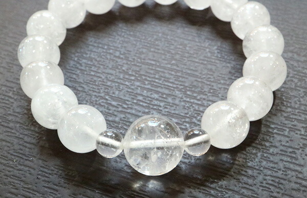 楽天市場】ヒマラヤ水晶 ヒマラヤアイスクォーツブレスレット 10mm