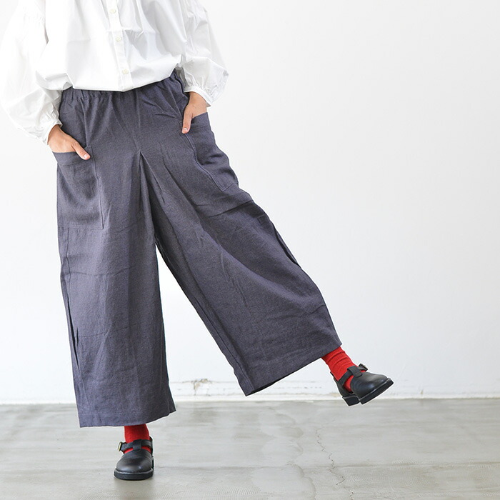 slon square linenポケット付きタックパンツ 楽天市場】【再入荷