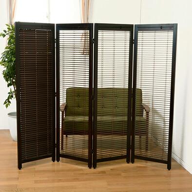 楽天市場】パーテーション ルーバー 4連 パネル パーティション