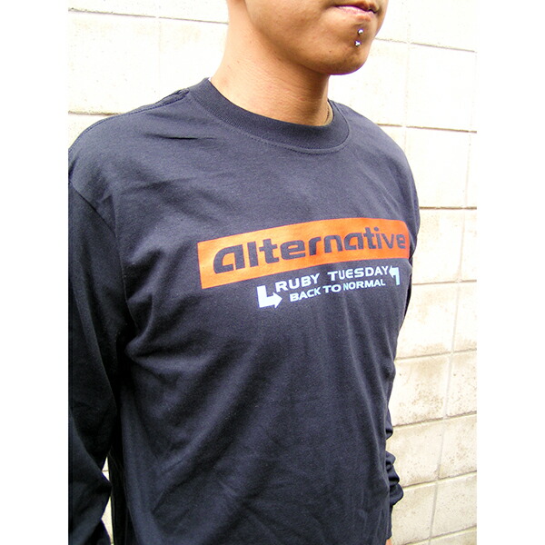 楽天市場】Tシャツ 長袖 Alternative レディース メンズ トップス