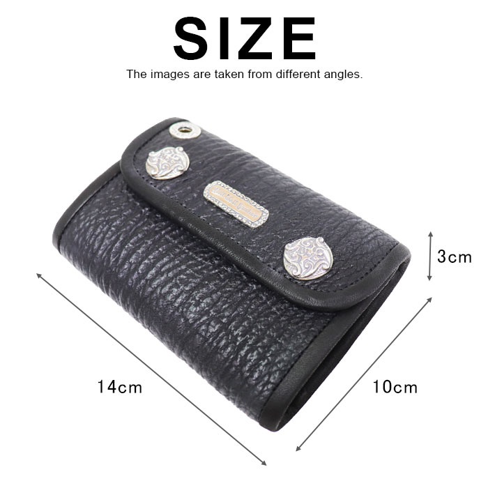 楽天市場】ビルウォールレザー 財布 本革 鮫革 ミドルウォレット