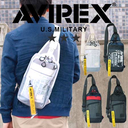 楽天市場】送料無料 ワンショルダーバッグ アビレックス AVIREX / 縦型