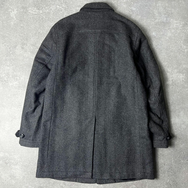 楽天市場】00s GAP 中綿 ライナー付き ウール ツイード ステンカラー