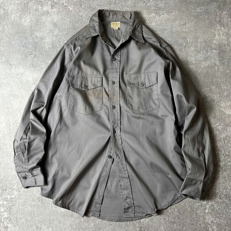 楽天市場】雰囲気系 60s USA製 BILT-WELL 無地 長袖 コットン ワーク