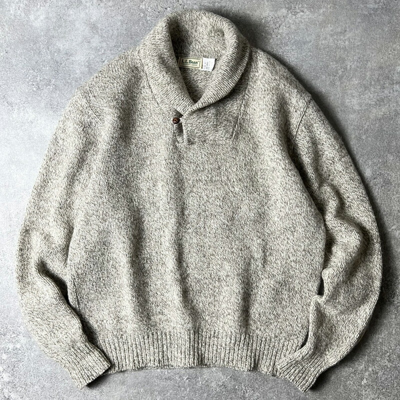 楽天市場】80s LLBean ショールカラー ウール ニット セーター XL / 80