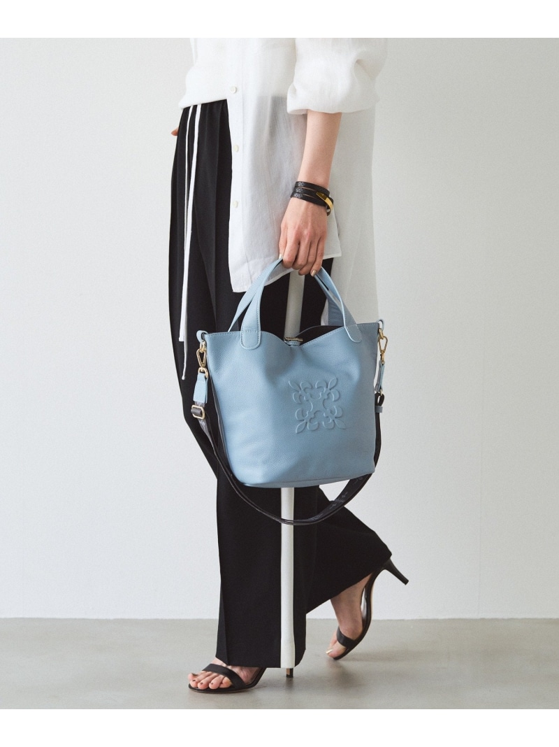 楽天市場】【20%ポイントバック】エンボスモノグラム2WAYミニトート