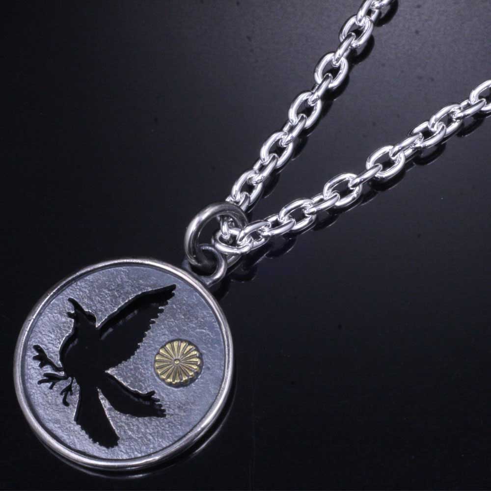 楽天市場】ネックレス メンズ シルバー シンプル ブランド 龍頭 八咫烏