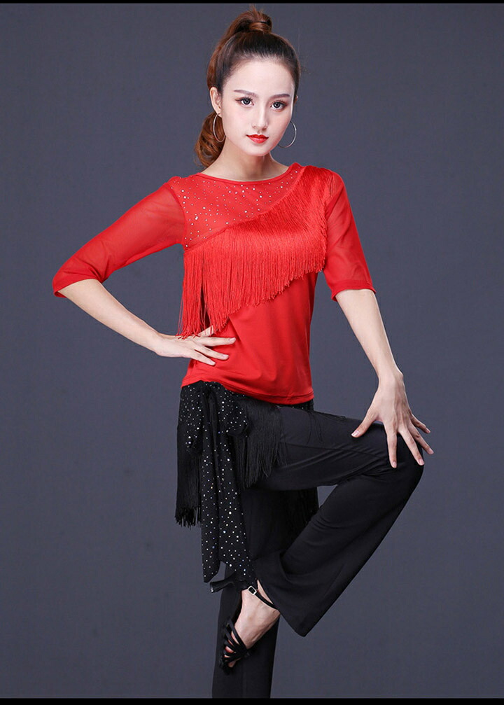 楽天市場】社交ダンス衣装 ラテン チャチャ セットアップ 大人