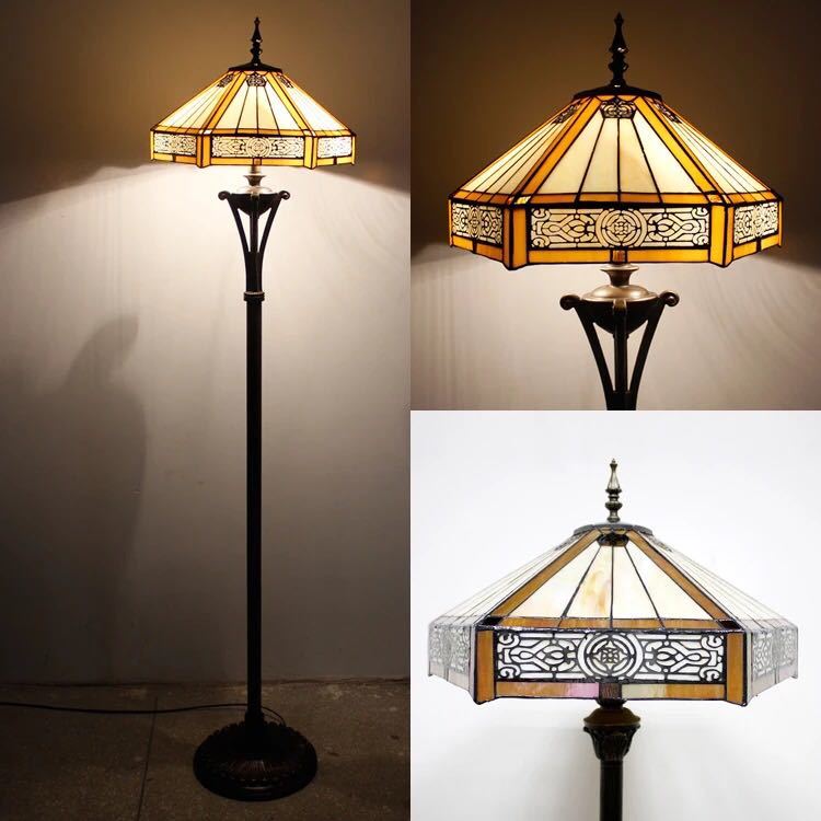 楽天市場】A045143ステンドグラスフロアライト 間接照明 フロア